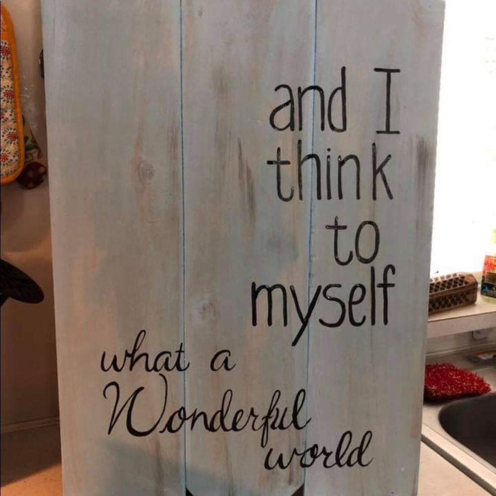 Distressed fence wood quote